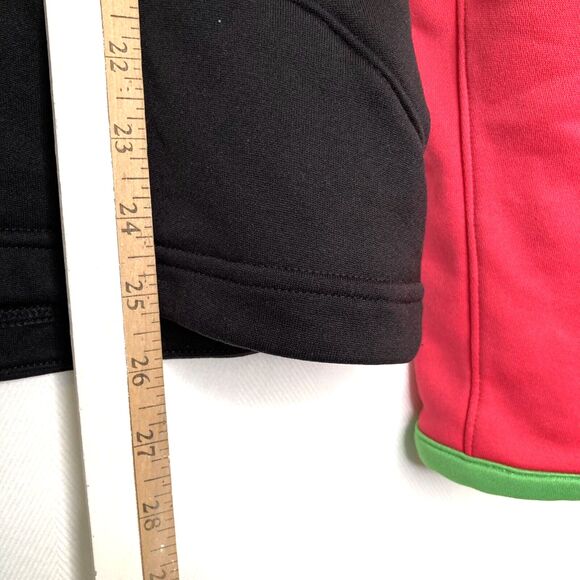 Adidas Climalite Women’s Running Track Jacket Pink Black Green Pockets Size M - Picture 10 of 12